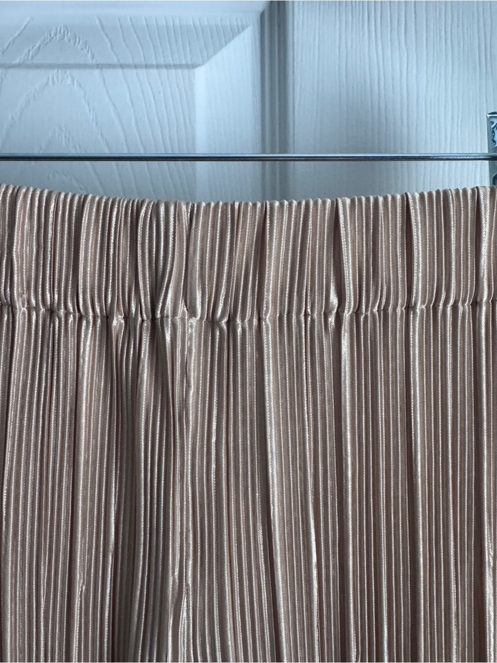 Alice + Olivia Pleated Pants XS NWT Almond Wide Leg Pull On MSRP $330 - Picture 6 of 12